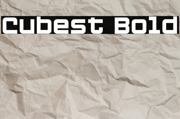 Cubest Bold Example 2