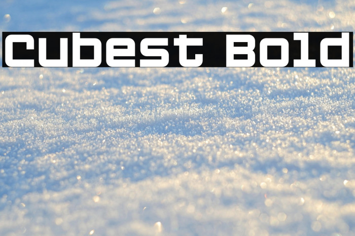Cubest Bold Example 3