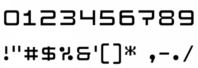 Cubest Light Font OTHER CHARS