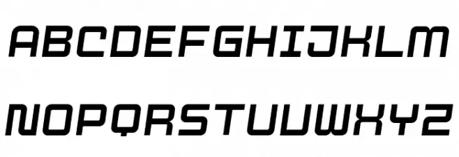 Cubest Medium Italic Fuentes MAYÚSCULAS
