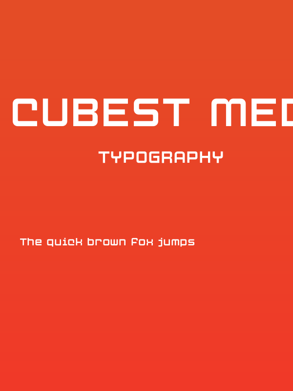 Cubest Medium Poster