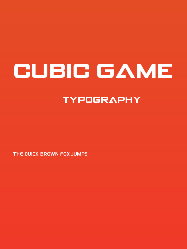 Cubic Game Poster
