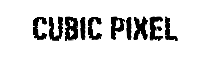 Cubic Pixel  フリーフォントのダウンロード