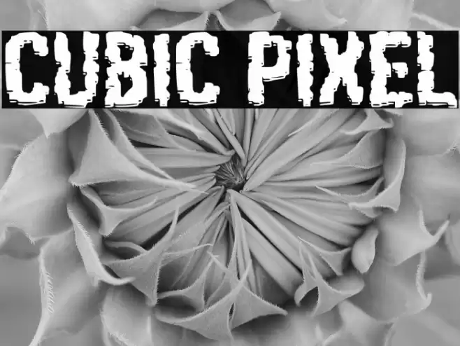 Cubic Pixel Font examples