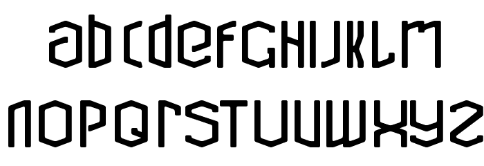 Cubic Refit Font LOWERCASE