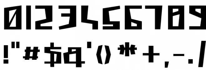 Cubic Sub Bold Font OTHER CHARS