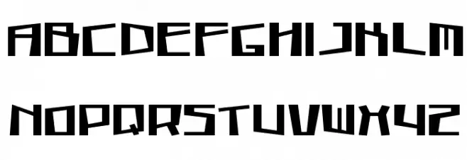 Cubic Sub Bold Font UPPERCASE