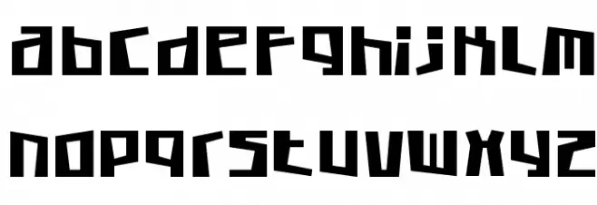 Cubic Sub Bold 字体 小写