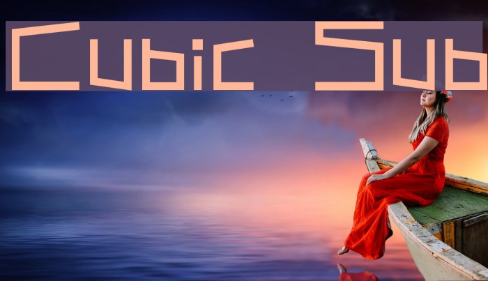 Cubic Sub Font examples