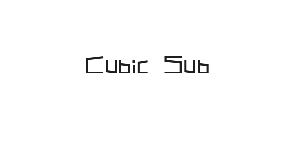 Cubic Sub Logo