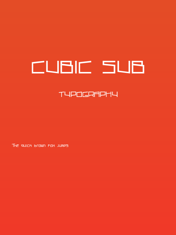 Cubic Sub Poster