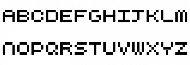CubicFive10 Schriftart Groß