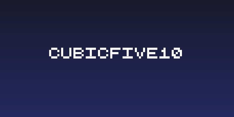 CubicFive10 Social Header