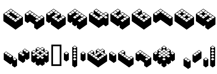 Cubicle Font OTHER CHARS