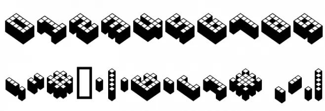 Cubicle Font OTHER CHARS