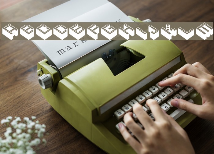 Cubicle Font examples