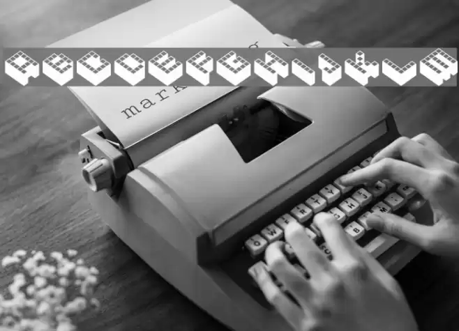 Cubicle Font examples