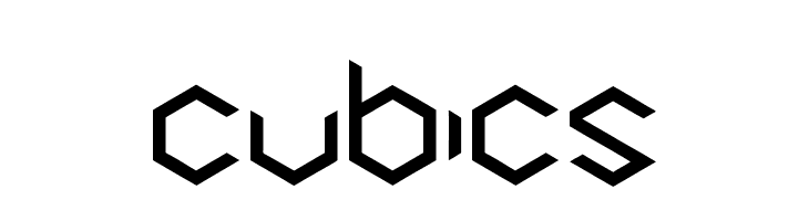 Cubics  フリーフォントのダウンロード