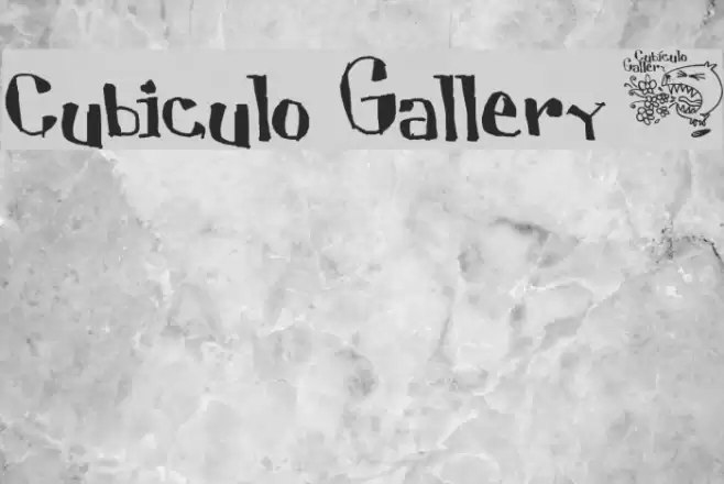 Cubiculo Gallery) Font examples