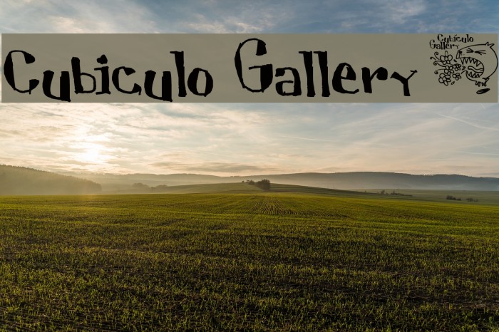 Cubiculo Gallery) Font examples