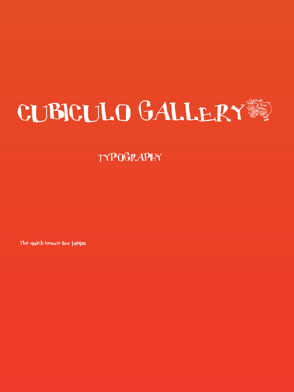 Cubiculo Gallery) Poster