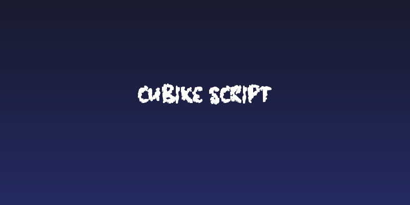 Cubike Script Social Header