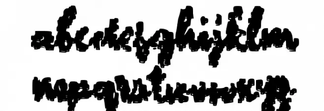 Cubike Script Fuentes MINÚSCULAS