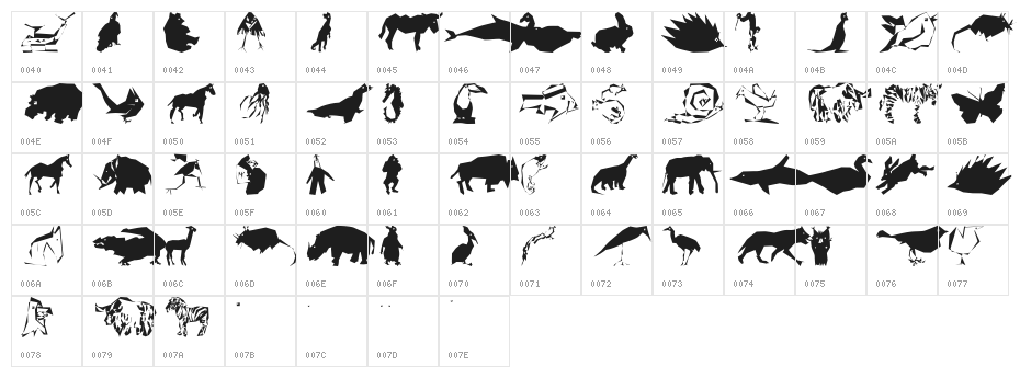 CubismCreatures Character Map