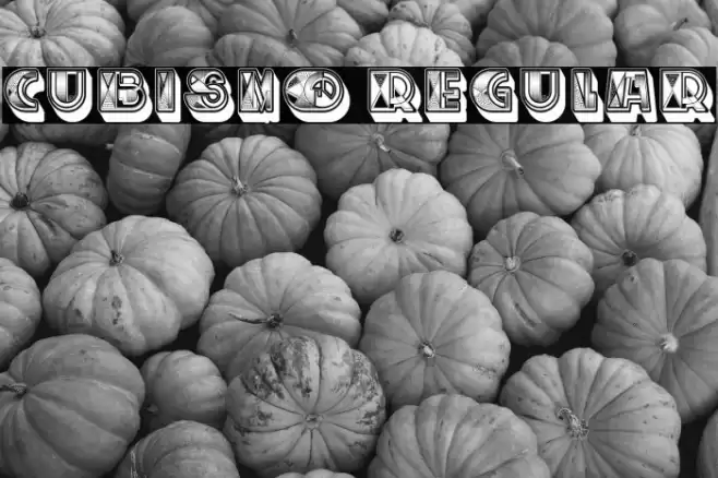 Cubismo Regular Font examples