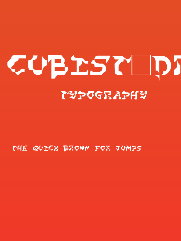 Cubist-Dream-PD Poster