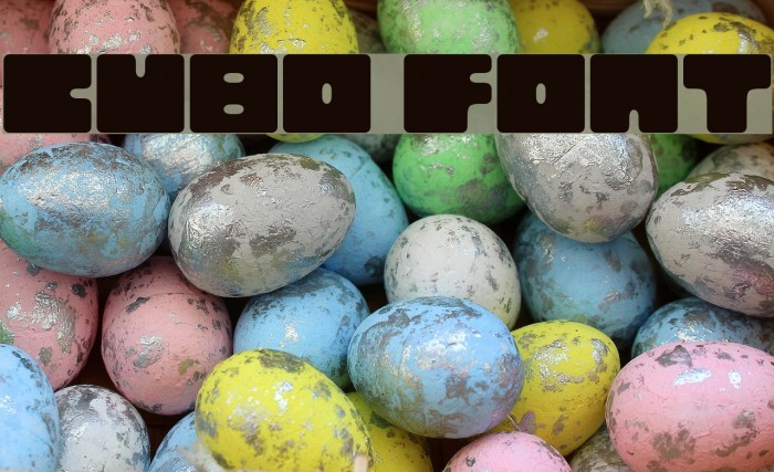 Cubo Font examples