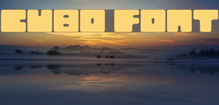 Cubo Font examples