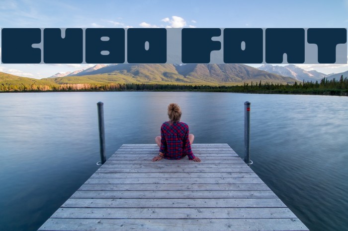 Cubo Font examples