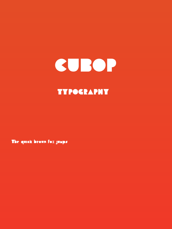 Cubop Poster