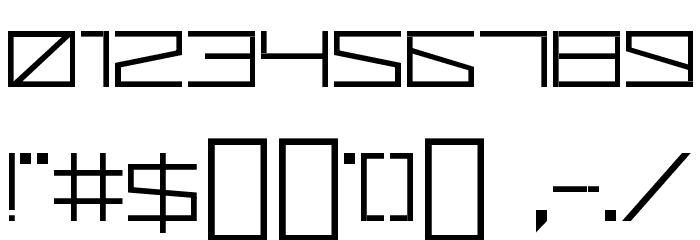 Cubos Font OTHER CHARS