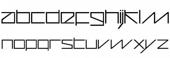 Cubos Schriftart Groß