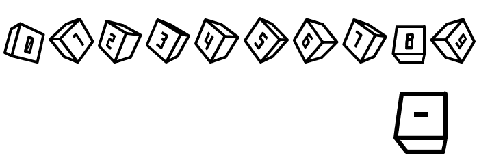Cubox-3D ST Font OTHER CHARS