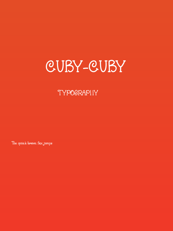 Cuby-Cuby Poster