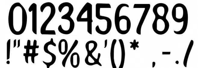 Cuby Fox Regular Font OTHER CHARS