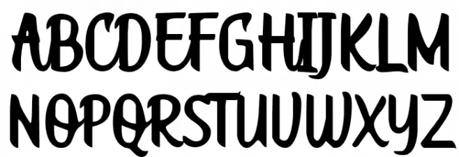 Cuby Fox Regular Schriftart Groß