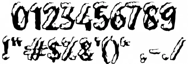 Cuci Salju Font OTHER CHARS