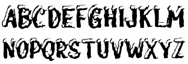 Cuci Salju Schriftart Groß