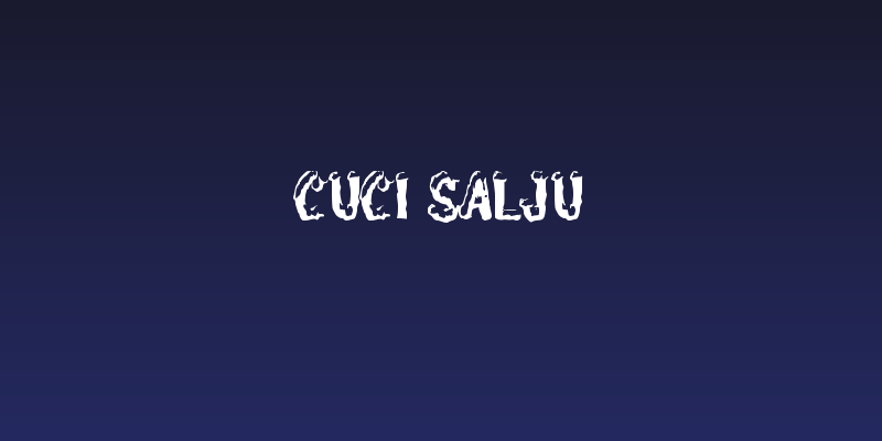 Cuci Salju Social Header
