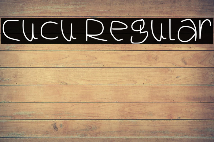 Cucu Regular Example 3