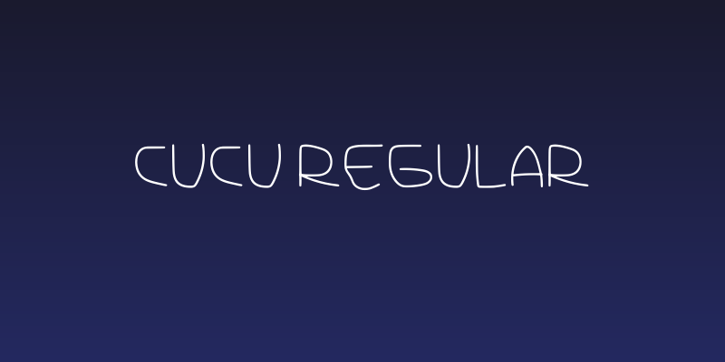 Cucu Regular Social Header