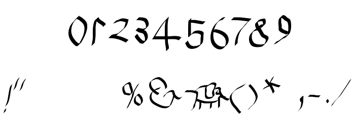 Cucumbers Font OTHER CHARS