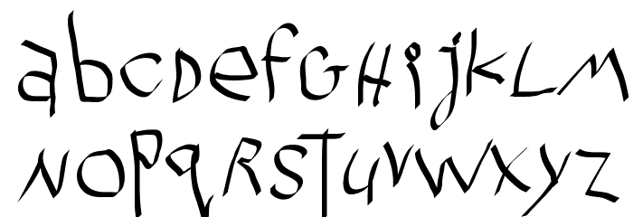 Cucumbers Font LOWERCASE