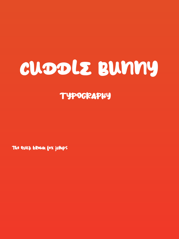 Cuddle Bunny Poster