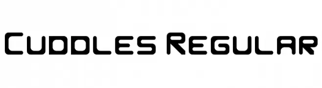 Cuddles Regular  Frei Schriftart Herunterladen