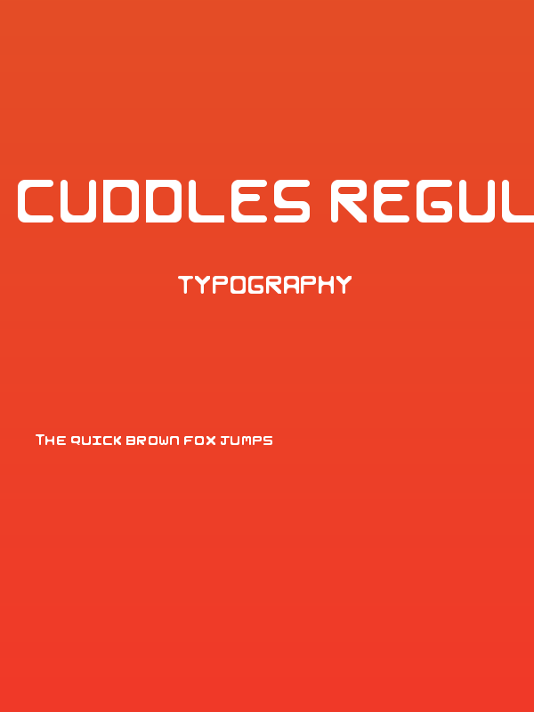 Cuddles Regular Poster